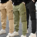New Spring Autumn Boys Pants Casual Long Style Trousers For Kids 3- 12 Years Old Teenage Children Sport Outdoor Pants