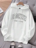New York Printing Men Hoody O-Neck All Match Loose Comfortable Sweatshirt Fashion Fleece Basic Hoodie Autumn Clothes - Image 5