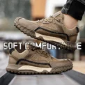 New Fashion Steel Toe Cap Shoes For Men Work Boots Puncture-Proof Safety Shoes Protective Working Shoes Security Sneakers - Image 5