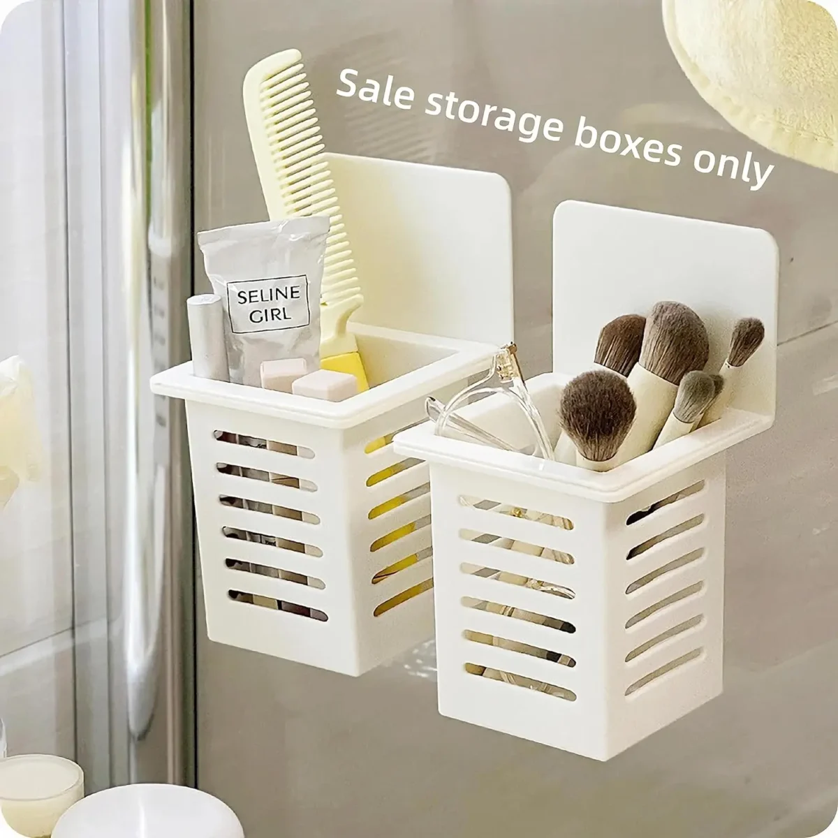 1PC Wall Mounted Toothbrush Holder Set for Bathroom. Spoons and Forks Holder for Kitchen- Space Saving Toothbrush Storage - Image 2