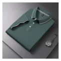 Summer men's Polo solid color classic Polo shirt men's short sleeve top quality leisure business social polo men's casualT-shirt - Image 5