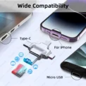 4IN1 Memory Card Reader for iPhone Laptop PC Type-C OTG Adapter for iOS USB A Micro SD Card Reader for Samsung Huawei Xiaomi LG - Image 6