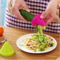 1 Kitchen Tool, Multifunctional Spiral Shredder for Vegetables and Fruits, Peeler, Manual Potato and Carrot Rotary Planer - Image 3