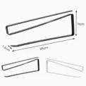 Kitchen Tissue Holder Punch-Free Paper Towel Holder Hanging Toilet Roll Paper Holder Towel Rack Bathroom Cabinet Door Hook Orga - Image 6