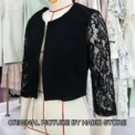 Women' Solid Casual Outwear Lace Long Sleeve Jacket Y2k Spring Autumn Elegant Zipper Coat Office Wear Slim Office Coat Crop Top - - Image 4