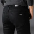 Men Classic Advanced Fashion Jeans Jean Homme Man Soft Stretch Black Biker Masculino Denim Trousers Mens Pants Overalls