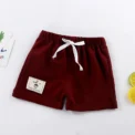 2pcs Cotton Summer Kids Shorts Boys Girls Solid Color Short Baby Cartoon Casual Pant Children Short Pant Sport Clothing Outwear - Image 6