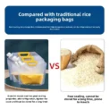Household Food Grade Large Diameter Sealed Bag Spout Bag Kitchen Supplies Grain Storage Bag Food Packaging Kitchen Accessories - Image 6