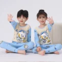 2 4 6 8 10 12 14 Yrs Boys Pajamas Baby Winter Bed Set Sleepwear Children's Clothing Girls Cartoon Pijamas Loungewear Kids Pijama - - Image 4
