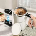 Automatic Stirring Cup Rechargeable Portable Coffee Electric Stirring Stainless Steel Mixer Rotating Magnetic Self Stirring Mugs - Image 5