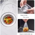 500/30pcs Disposable Sink Filter Mesh Bags Kitchen Sink Strainer Drain Hole Anti-blocking Garbage Bag Cleaning Strainers Net - Image 5