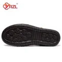 YRZL Men Sandals Handmade Roman Sandals Breathable Non-Slip Beach Slippers for Men Outdoor Summer Water Trekking Sandals - Image 3
