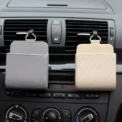 Car Phone Holder Mount Air Vent Hanging Storage Box Car Mobile Phone Bag PU Leather Glasses Organizer Support in Car Accessories - Image 3