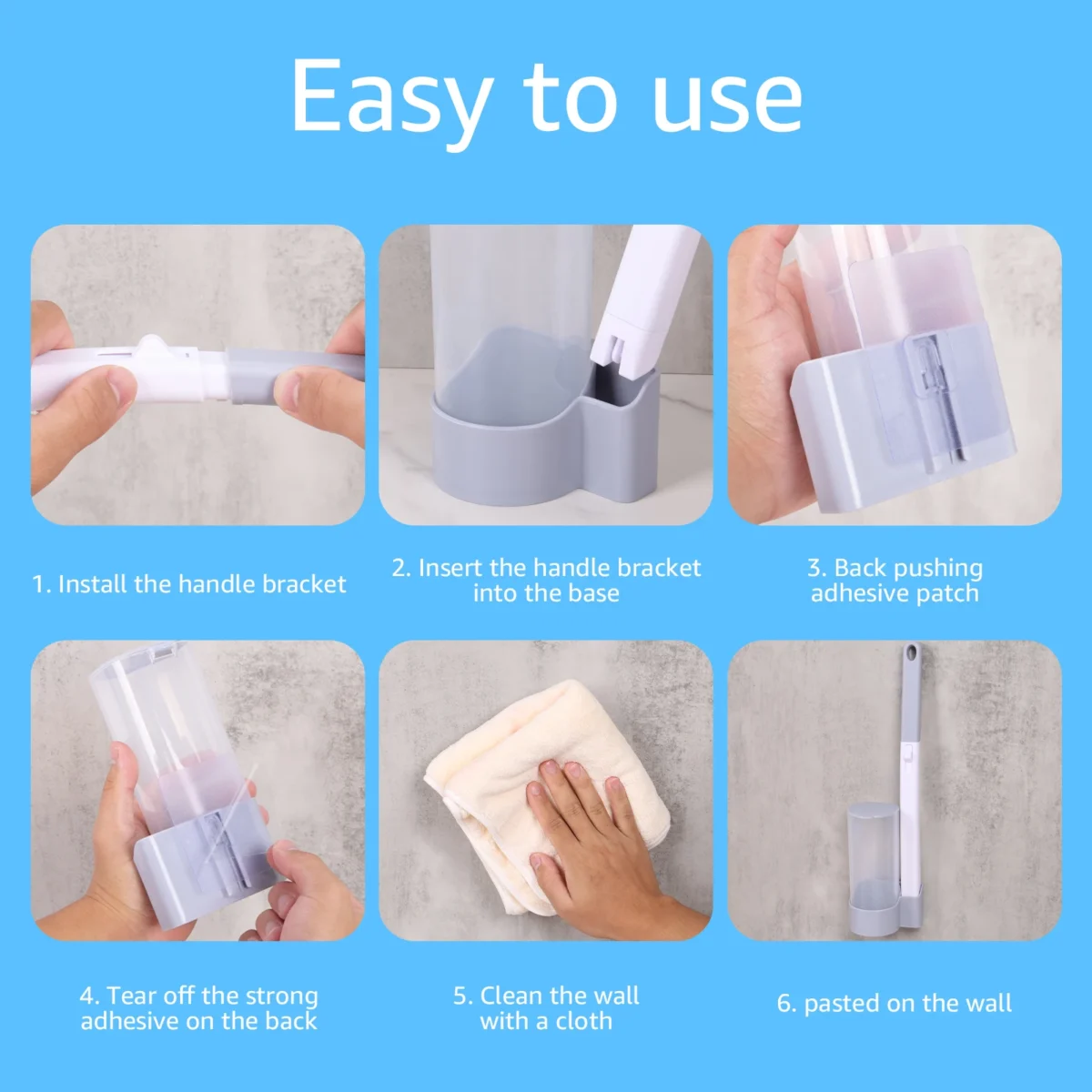 18/24Pcs New Disposable Toilet Brush Clean Tool Bathroom Cleaning Sponge Brush With Replacement Head Cleaning Kit Wc Accessories - Image 5