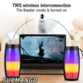 S12 Wireless Bluetooth Speakers Powerful Portable Sound Box Subwoofer Car Audio Bass MP3 Player Sound System LED Lights - Image 2