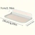 1pc Foldable Wall-mounted Shelf, For Bathroom, Toilet, Kitchen, Bedside, No Drilling Phone Storage, Wifi Router Storage - Image 4