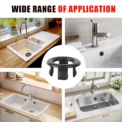 4/1Pcs Sink Overflow Ring Cover Replacement Bathroom Basin Trim Bath Round Plastic Sink Overflow Hole Covers Kitchen Accessories - Image 6