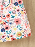 Baby Girl Spring and Summer Cute Casual Breathable Newborn Baby Skin Comfortable Cartoon Flower Print Sleeveless Dress - Image 5
