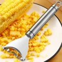 Stainless Steel Serrated Corn Peeler Corn Shaver Planer Thresher Stripper Cutter Melon Fruit Planer Sheller Kitchen Gadget Tool - Image 3