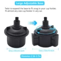 Car Telephone Stand Cup Holder Stand Drink Bottle Mount Support Smartphone Mobile Phone Accessories This is One Holder - Image 4