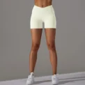 Seamless Sports Shorts Cross High Waist Fitness Leggings Shorts Gym Scrunch Butt Shorts Women Squats Running Workout Shorts - - Image 5