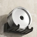 Hair Dryer Holder Wall Dryer Bracket Straightener Stand Hairdryer Organizer Hair Brush Storage Box Bathroom Accessories - Image 5