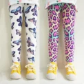 Kids Clothes Girl Legging Spring Autumn Baby Girls Print Flower Pants Summer Children Stretch Slim Trousers 2-11 Years - Image 3
