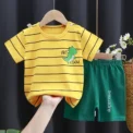 Kids Clothes Set Baby Boy/Girl T-Shirt + Shorts Summer Clothing Cotton Cartoon Casual Boys Tracksuit Children Baby Clothes Set - Image 4