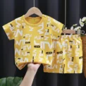 Kids Clothes Set Baby Boy/Girl T-Shirt + Shorts Summer Clothing Cotton Cartoon Casual Boys Tracksuit Children Baby Clothes Set - Image 5