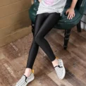 2-14 Years Girls Skinny Long Pants Shiny Black White Pink Children Bottoms Leggings Kids Elastic Trousers All-matches Leggings - Image 2