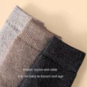 New Winter Warm Women Socks Wool Male Men Socks Super Thicker Solid Socks Merino Wool Socks Against Cold Snow Terry Sock - Image 5