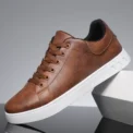 Casual Shoes Loafers British Leather Sneakers Flats Shoes Classic Men Leather Shoes Spring Summer New Trendy All-match Platform - Image 2