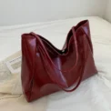 Women Tote Bag Fashion Underarm Pouch Large Capacity  Leather Shoulder Bag Retro Crossbody Bag Casual Portable BucketBags
