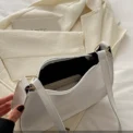 Leather Shoulder Underarm Bag Women's Fashion Handbags Casual Hobos Purses and Handbag Ladies Hand Bags - Image 6