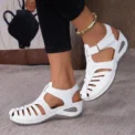 ​​2025 New Women's Peep-Toe Ankle Strap Sandals Summer Block Heel Fashion Shoes 11 Colors Available​ - Image 3