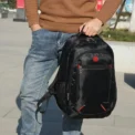 Large-capacity Student School Bag Casual Solid Color Backpack Material Oxford Men New Backpack Multi-functional Simple Bag - Image 6