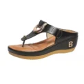Big Size Platform Wedges Sandals Slippers Non-Slip Open Toe Flip Flops Ladies Comfortable Beach Shoes - Image 6
