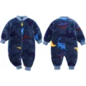 Newborn Baby Spring Winter Clothes Infant Jacket for Girls Jumpsuit for Boys Soft Flannel Bebe Romper Baby Clothes 0-18 Month - Image 4