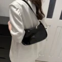 Leather Shoulder Underarm Bag Women's Fashion Handbags Casual Hobos Purses and Handbag Ladies Hand Bags - Image 5