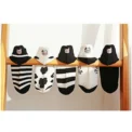 1/5 pair of women's socks cute cow print short socks creative printed socks ankle socks - Image 2