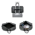 Men’s Black Traveling Bag Large Capacity Business Travel Luggage Bag Classic Full Body Printed Handbag Shoulder Bags for Men - Image 5