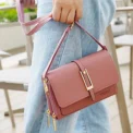 Material Women's Mobile Phone Bag Fashionable and Multifunctional Women's Small Square Bag Trendy and Retro Shoulder Bag - Image 3