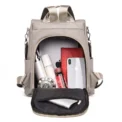 Luxury Women Backpack Casual Black/Khaki/Rose Red School Bag for Girls Detachable Strap Travel Shoulder Bag Mochila Rucksack - Image 5