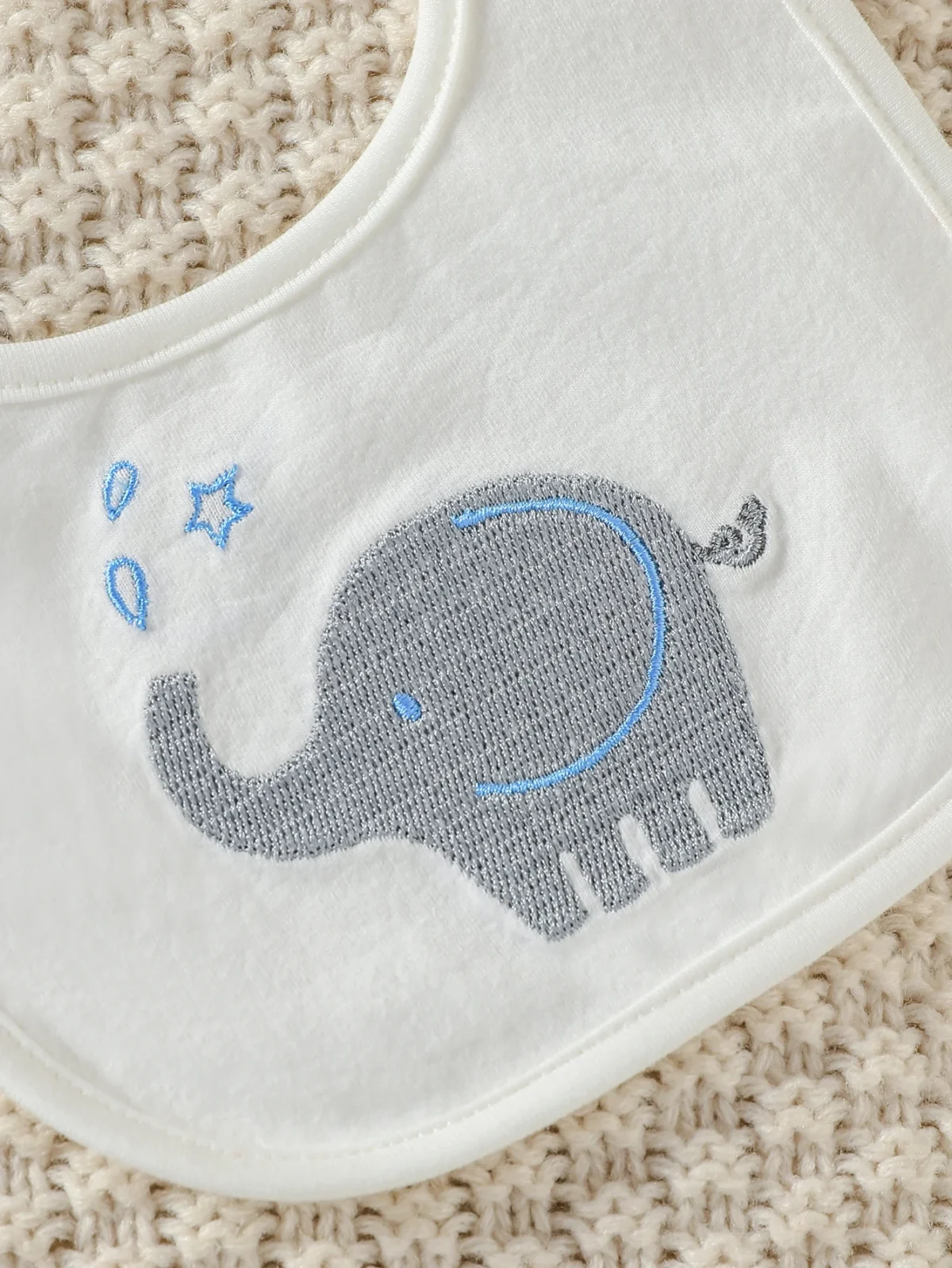 Pcs Baby Boy's all seasons Full Cartoon Elephant Streetwear Fashion Pantsuit +Hat +Gloves+Bib - Image 4