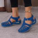 ​​2025 New Women's Peep-Toe Ankle Strap Sandals Summer Block Heel Fashion Shoes 11 Colors Available​ - Image 4