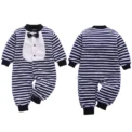 Newborn Baby Spring Winter Clothes Infant Jacket for Girls Jumpsuit for Boys Soft Flannel Bebe Romper Baby Clothes 0-18 Month - Image 2