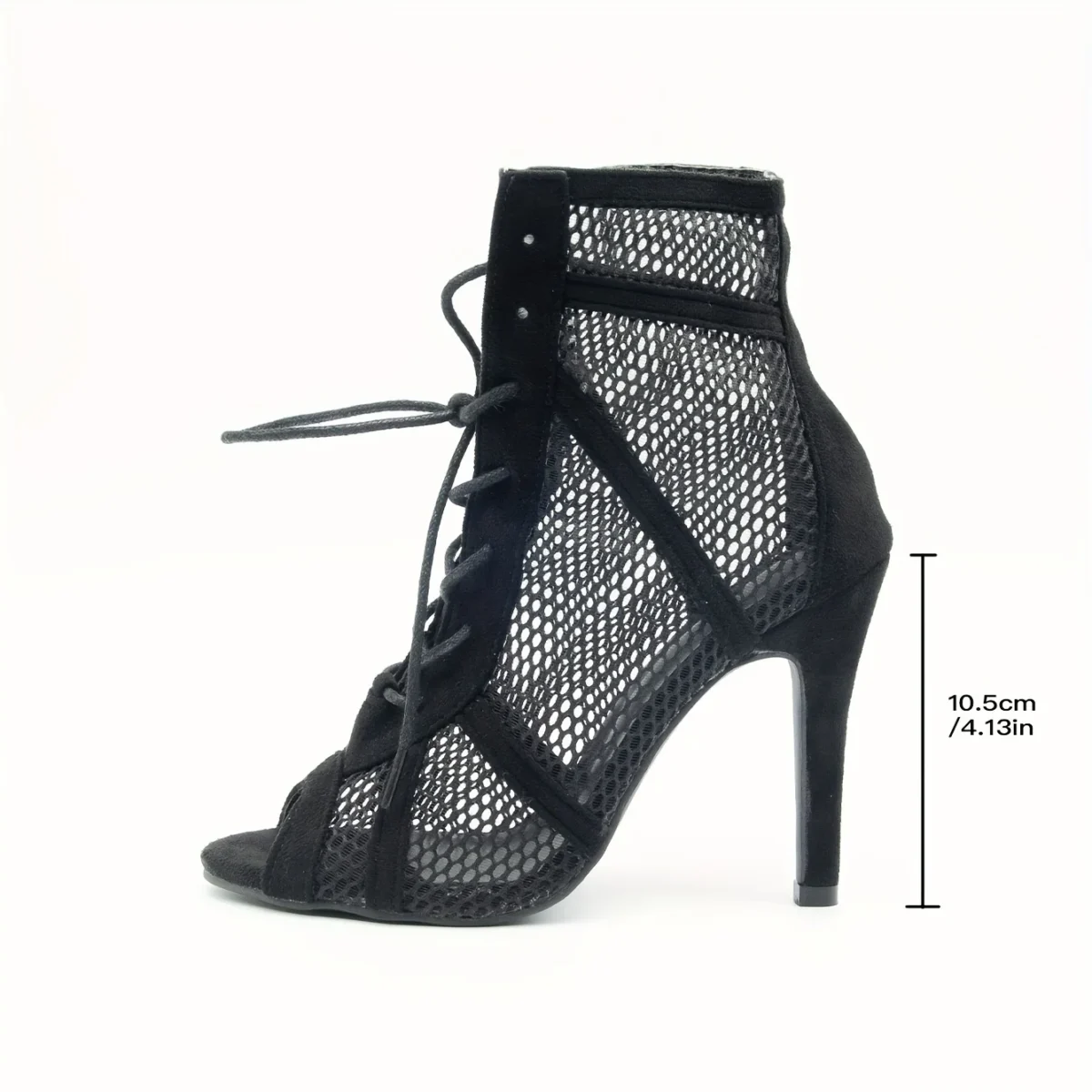 Latin Dance Shoes Women Girls Pole Ladies Dancing Shoes High Heels bd Competition White Latina Boots Party adjustable instep - Image 6