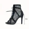 Latin Dance Shoes Women Girls Pole Ladies Dancing Shoes High Heels bd Competition White Latina Boots Party adjustable instep - Image 6