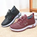 Women's Winter Elderly cotton shoes Velvet Warm non slip Short Boots Thick soled Casual Mother Shoes Soft Sole Light footwear - Image 3