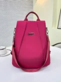 Luxury Women Backpack Casual Black/Khaki/Rose Red School Bag for Girls Detachable Strap Travel Shoulder Bag Mochila Rucksack - Image 2